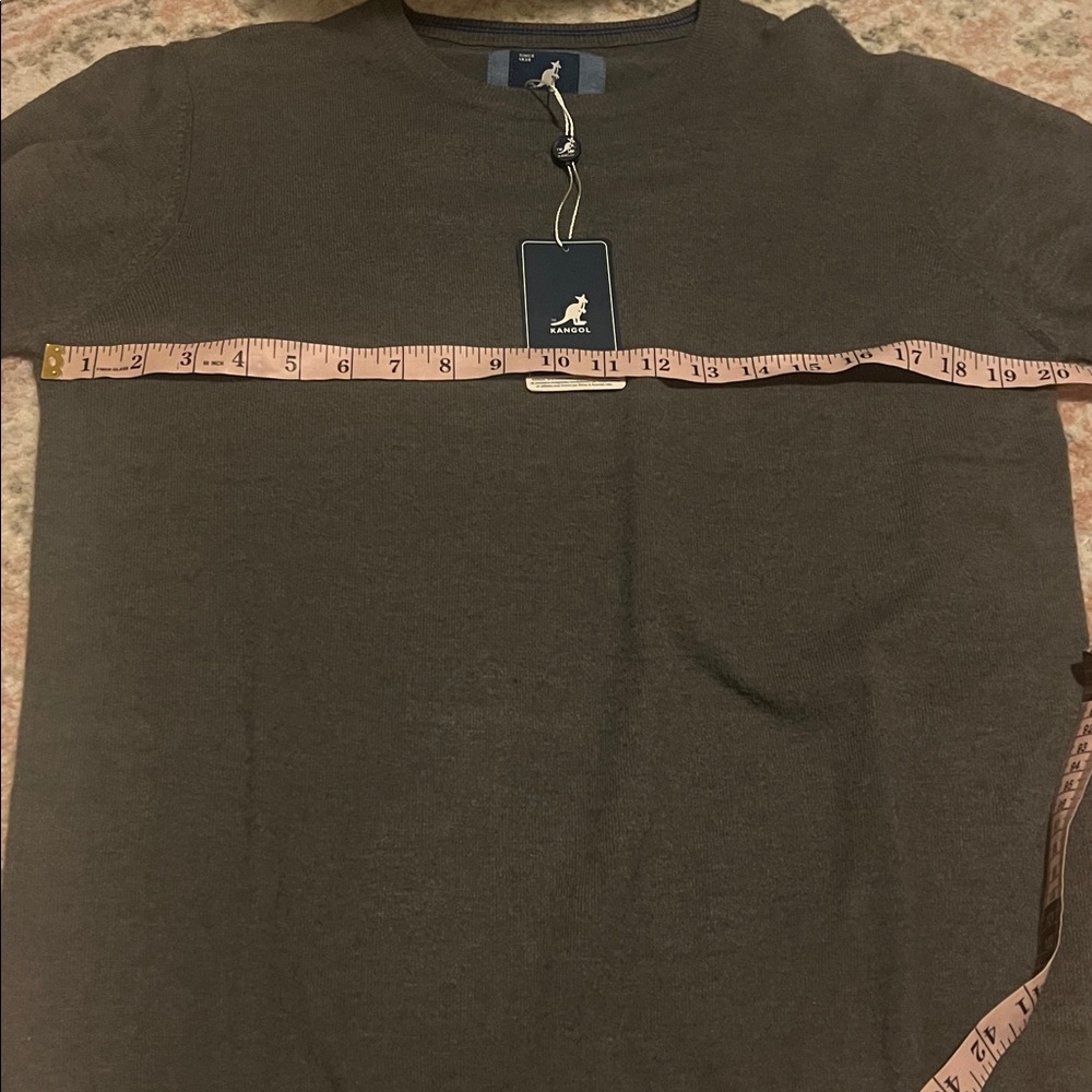 NWT Men's Gray Sweater - Picture 5 of 5